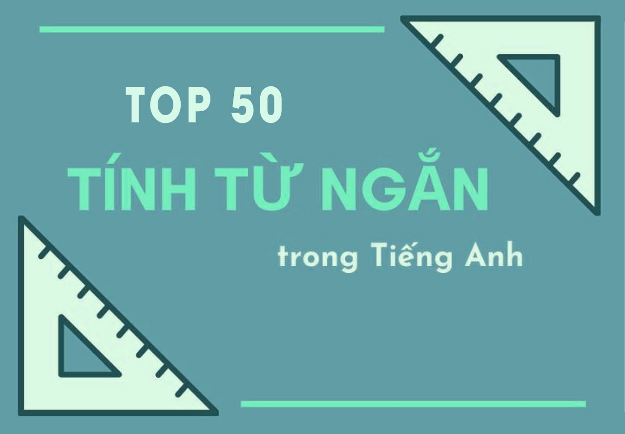 50 Tính Từ Ngắn Trong Tiếng Anh - Học Nhanh và Dễ Hiểu